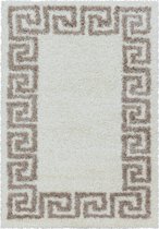 Extra hoogpolig shaggy vloerkleed Hera - beige - 200x290 cm