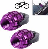 Let op type!! 2 stk universeel granaat vormige fiets Tire Valve Caps