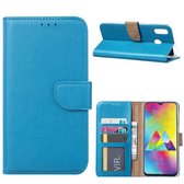 FONU Boekmodel Hoesje Samsung Galaxy M20 - Turquoise