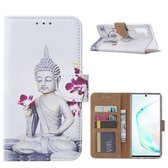 FONU Boekmodel Hoesje Buddha Samsung Galaxy Note 10 Plus