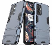 OnePlus 9 Hoesje - Armor Kickstand - Blauw