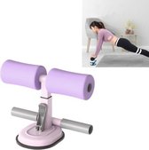 Taille-reductie en buik Fitnessapparatuur voor binnen Home Abdominal Crunch Assist Device (Maca Pink)