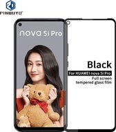 PINWUYO 9H 2.5D film op volledig scherm van gehard glas voor Huawei Nova5i Pro （Zwart）