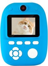 D10 Kinderen Polaroid Toy Photo Printing Mini SLR digitale camera (blauw)
