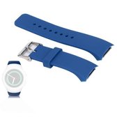 Effen kleur polsband horlogeband voor Galaxy Gear S2 R720 (donkerblauw)