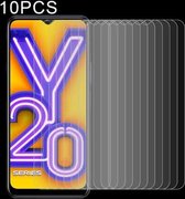 Voor Vivo Y20 10 STKS 0.26mm 9H 2.5D Gehard Glas Film