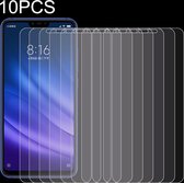 10 PCS 0,26 mm 9H Oppervlaktehardheid 2,5D Volledig scherm Gehard glasfilm voor Geschikt voor Xiaomi Mi 8 Lite