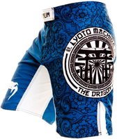Venum Fight Shorts Lyoto Machida Torii Blauw Wit XL - Jeansmaat 36/37
