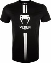 Venum Logos T-shirt Zwart Wit Venum Fightwear maat XXL