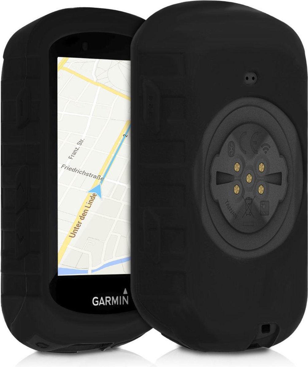 kwmobile hoes geschikt voor Garmin Edge 530 - Siliconen beschermhoes voor fietsnavigatie - zwart