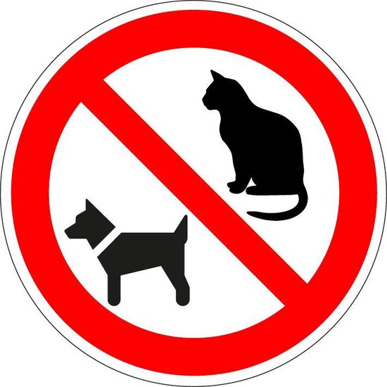 Roken / Dampen Verboden – Boete Sticker | Cirkelvormige Verbodssticker | Bestel kwaliteit stickers