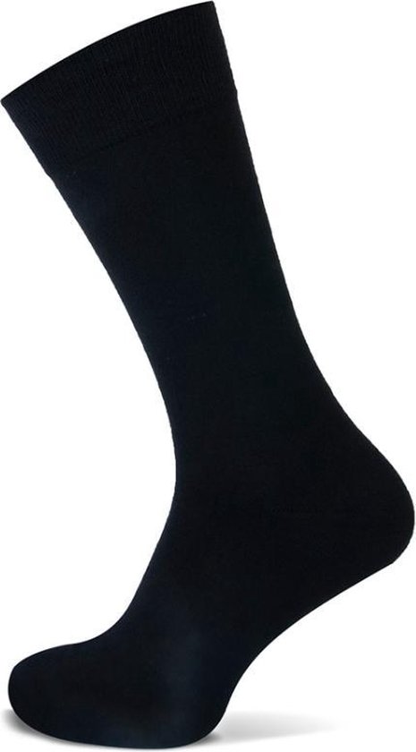 Basset wollen sokken unisex - Zwart - 38