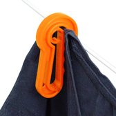 French Fashion Easypegs - Wasknijpers - 10 stuks - Oranje - Ergonomisch verantwoord: knijpen is verleden tijd!