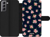 Wallet case - geschikt voor Samsung Galaxy S21 - Floral N°1