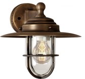 Vervangend glas lampenkap helder met afdichting, schroefdraadglas effen gekleurd 100 mm, schroefdraad 80 mm H160 mm 60 W buitengebruik