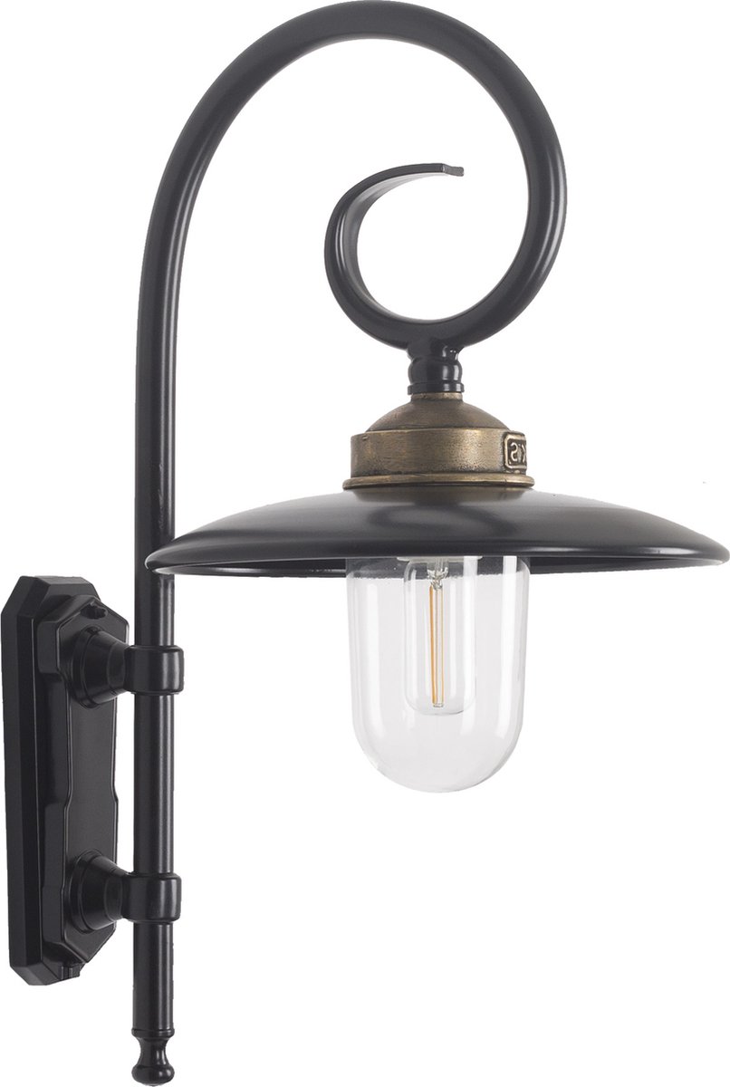 KS Verlichting Orly Muurlamp Zwart