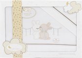 Interbaby Bedtextiel Konijnen 120 Cm Katoen Beige 3-delig