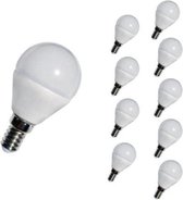 Lamp E14 LED 4W 220V G45 240 ° (pakket van 10) - Koel wit licht - Overig - Wit - Pack de 10 - Wit Froid 6000k - 8000k - SILUMEN