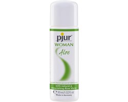 Pjur Woman Aloe Glijmiddel - 30 ml - Waterbasis - Vrouwen - Mannen - Smaak - Condooms - Massage - Olie - Condooms - Pjur - Anaal - Siliconen - Erotisch