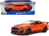 Maisto Ford Mustang Shelby GT500 2020 Oranje 1:18