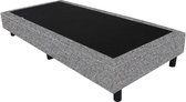 Bedworld Boxspring 80x210 - Tweedlook - Grijs (M90)