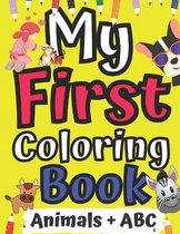 My First Coloring Book Animals + ABC