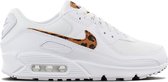 Nike Air Max 90 AX Leopard (W) - Dames Sneakers Sport Casual Schoenen Wit DH4115-100 - Maat EU 40.5 US 9