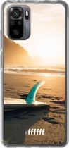 6F hoesje - geschikt voor Xiaomi Redmi Note 10 Pro -  Transparant TPU Case - Sunset Surf #ffffff
