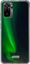 6F hoesje - geschikt voor Xiaomi Redmi Note 10 Pro -  Transparant TPU Case - Northern Lights #ffffff