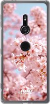 6F hoesje - geschikt voor Sony Xperia XZ2 -  Transparant TPU Case - Cherry Blossom #ffffff
