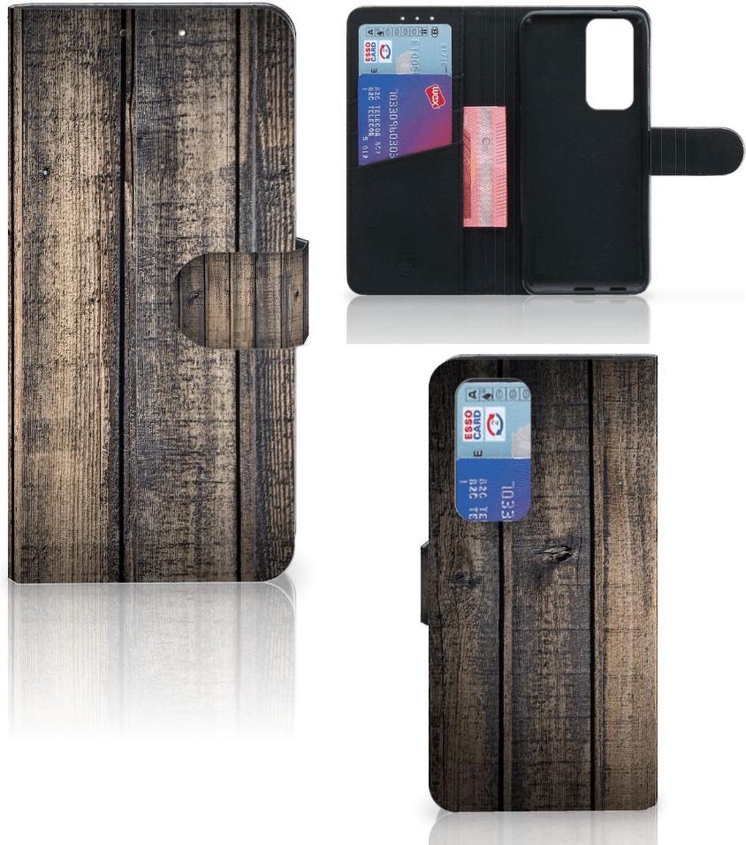 OPPO Find X3 Neo 5G Book Style Case Steigerhout