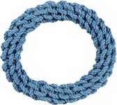 Happy Pet Trektouw- En Ring Nuts For Knots 27 Cm Touw Blauw