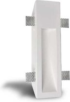 Gips inbouw wandlamp 350x100x73mm GU10 max. 35W