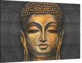 Budha - Foto op Canvas - 150 x 100 cm