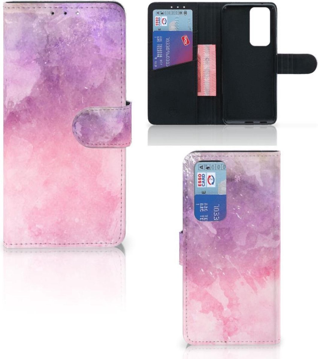 Hoesje OPPO Find X3 Neo 5G Pink Purple Paint