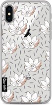 Casetastic Apple iPhone X / iPhone XS Hoesje - Softcover Hoesje met Design - Sprinkle Flowers Print