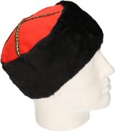 2x stuks kozakken verkleed hoed/muts voor volwassenen - Carnaval hoeden