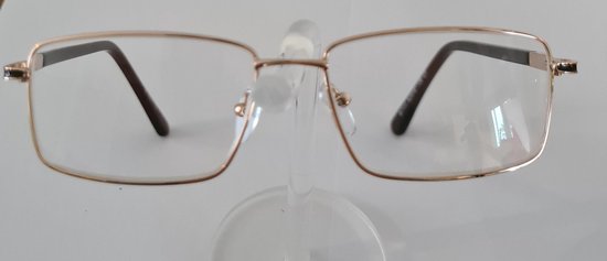 Beschietingen Rechthoek Verbinding verbroken Leesbril heren +1,25 - bril op sterkte - universele bril met sterkte - met  brilkoker... | bol.com