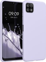 kwmobile telefoonhoesje geschikt voor Samsung Galaxy A22 5G - Hoesje voor smartphone - Back cover in lavendel