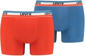 Levi's - Heren Onderbroeken 2-Pack Logo Boxers Brief - Multi - Maat XL