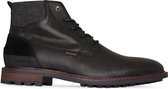 PME Legend - Heren Veterschoenen Huffster Zwart - Zwart - Maat 46