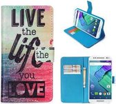 Motorola X Play Hoesje Wallet Case Life