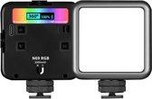 N69 2500-9000K + RGB Camera Invullicht Kleine Full Color Fotografie Licht Draagbare Handheld Nachtlampje LED Zaklamp