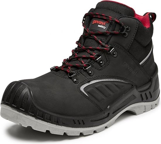 Gevavi Safety GS44 S3 Hoog Zwart Werkschoenen Uniseks 47 | bol.com