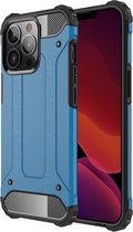 Magic Armor TPU + pc-combinatiehoes voor iPhone 13 Pro Max (blauw)