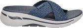 Skechers Arch Fit dames slipper - Blauw - Maat 40