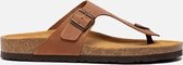 Slippers cognac 350421 - Heren - Maat 44