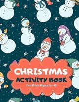 Christmas Activity Book for Kids Ages 4-8