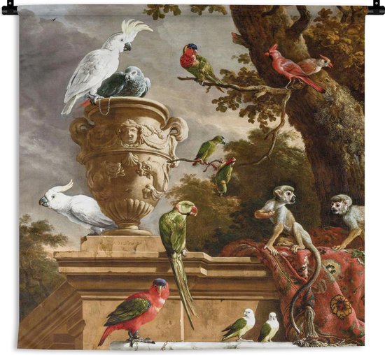 Tapisserie - La ménagerie - Melchior d' Hondecoeter - Vogel - 120x120 cm - Tapisserie