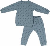 Lodger Pyjama Print Rib - 92 - Ocean